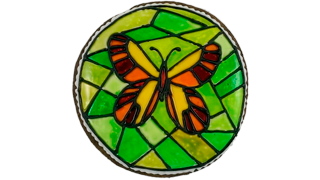 З вітражним розписом З вітражним розписом